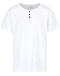 Greg Lauren - 'henley' T-shirt - Lyst