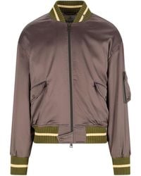 Vivienne Westwood - Bomber-Style Jacket With Ribbed Details - Lyst