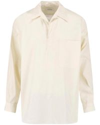 Kaptain Sunshine - Camicia In Cotone E Seta - Lyst