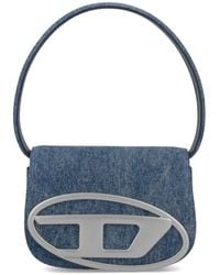 DIESEL - 1Dr Denim Shoulder Bag - Lyst