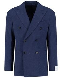 Caruso - Double-Breasted Blazer - Lyst