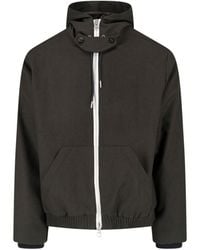 Sacai - Hooded Zip-Up Bomber Jacket - Lyst