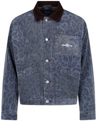 AWAKE NY - Leopard Print Work Jacket - Lyst