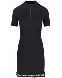 Alexander Wang - Logo Midi Dress - Lyst
