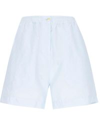Finamore 1925 - Silk And Cotton Shorts - Lyst