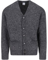 Aspesi - Shetland Wool Cardigan - Lyst