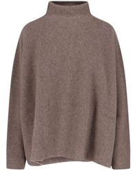 Giorgio Armani - Relaxed-Fit Knit Sweater With Timeless Design - Lyst