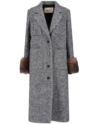 Valentino - Wool-Blend Coat - Lyst