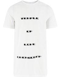 Rick Owens - T-Shirt “Temple Of Love” - Lyst