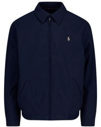 Polo Ralph Lauren - Structured Front Button Jacket With Pointed Collar - Lyst