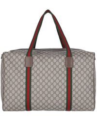 Gucci - Maxi Travel Bag "web" - Lyst