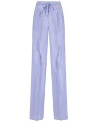 Kiton - Wide Silk Pants - Lyst