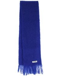 Jil Sander - Sciarpa In Misto Mohair - Lyst