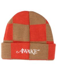 AWAKE NY - Checkered Logo Beanie - Lyst