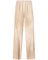 Ermanno Scervino - Viscose Gathered Elastic Waist Pants - Lyst