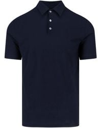 Zanone - Cotton Polo Shirt - Lyst