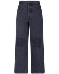 Loewe - Wide Jeans "Anagram" - Lyst