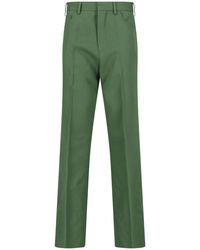 Marni - High-Waist Straight-Leg Wool Trousers - Lyst