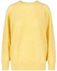 FRAME - Ribbed Knit Crewneck Sweater - Lyst
