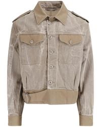 Our Legacy - Battle Cropped Cotton Jacket - Lyst