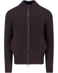 Drumohr - Wool Zip Sweater - Lyst