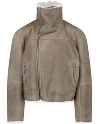 Rick Owens - Cropped Jacket "Flight" - Lyst
