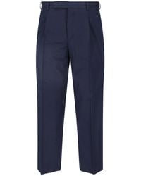 PT Torino - Virgin Wool Blend Trousers - Lyst