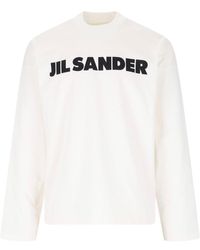 Jil Sander - Logo Sweatshirt - Lyst