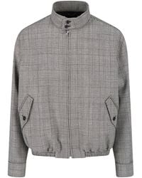 Marni - Plaid Wool Bomber Jacket - Lyst