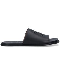 Loewe - "Anagram Flex" Slide Sandals - Lyst