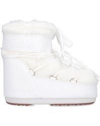 Moon Boot - Icon Low Faux Fur Mini Boots For - Lyst