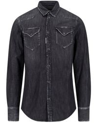 DSquared² - Camicia In Denim - Lyst