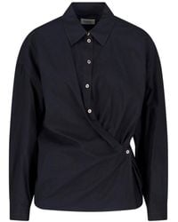 Lemaire - Camicia In Cotone E Seta - Lyst