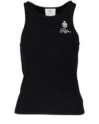 FRAME - X Ritz Logo Tank Top - Lyst