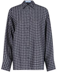 Prada - Paisley Print Silk Shirt - Lyst