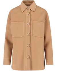 Fendi - Cashmere Shirt Jacket - Lyst