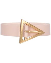 Bottega Veneta - Triangular Buckle Belt - Lyst
