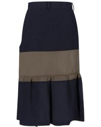 Sacai - Skirts Wool - Lyst
