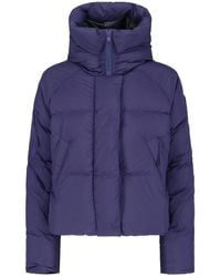 Canada Goose - Cropped Puffer Jacket With Adjustable Hood - Lyst