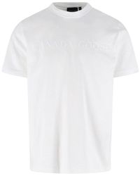 Canada Goose - Plain Embossed Cotton Logo T-Shirt - Lyst