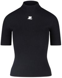 Courreges - Reedition Ribbed Sweater - Lyst