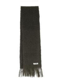 Jil Sander - Mohair Blend Scarf - Lyst