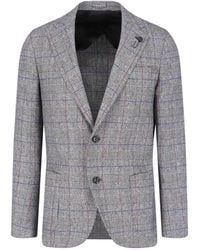 Lardini - Single-Breasted Blazer - Lyst
