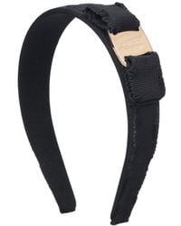 Ferragamo - Padded Grosgrain Headband - Lyst