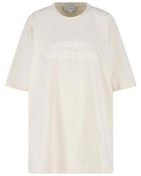 Stella McCartney - Cotton & Elastane Jersey Top - Lyst