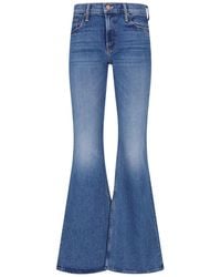 Mother - High-Rise Flared Jeans - Lyst