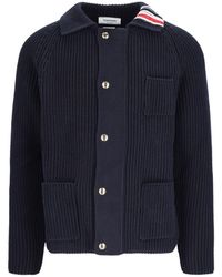 Thom Browne - Tricolor Detail Sweater - Lyst