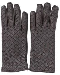 Bottega Veneta - Lamb Leather Gloves - Lyst