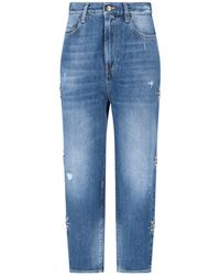 Washington DEE-CEE U.S.A. - Studded Detail Jeans - Lyst