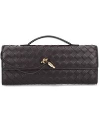 Bottega Veneta - Pouch With "Andiamo Clutch" Handle - Lyst